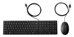 HP Wired Desktop 320MK Mouse and Keyboard - Nordic KB