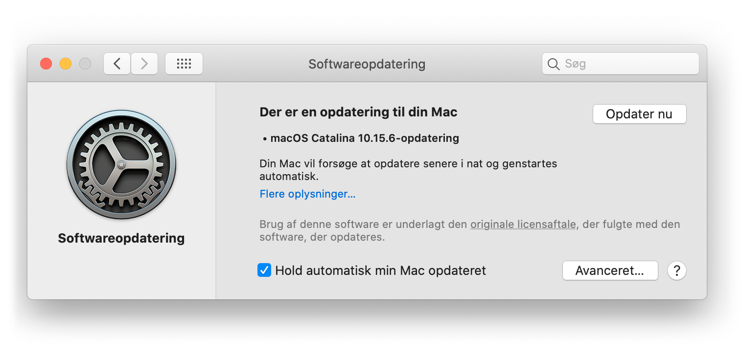Sådan opdaterer du din macbook